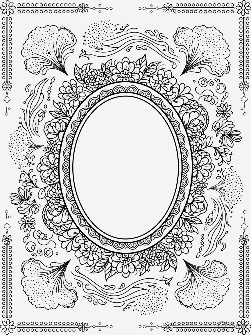 Holi colouring page greeting