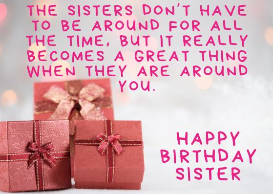 Dear Sister Happy Birthday