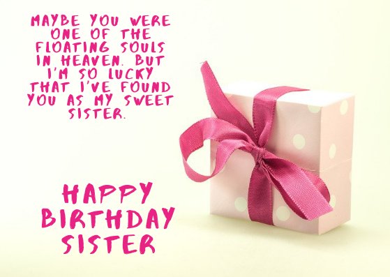 happy birthday sister in heaven images