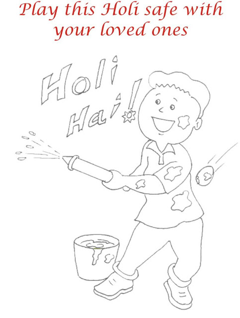 happy holi drawing - Go See Write-saigonsouth.com.vn