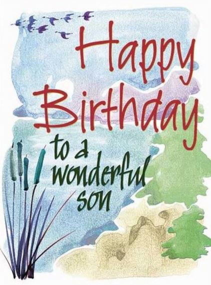 Happy Birthday Son from Mom and Dad - God Bless You Wishes ...